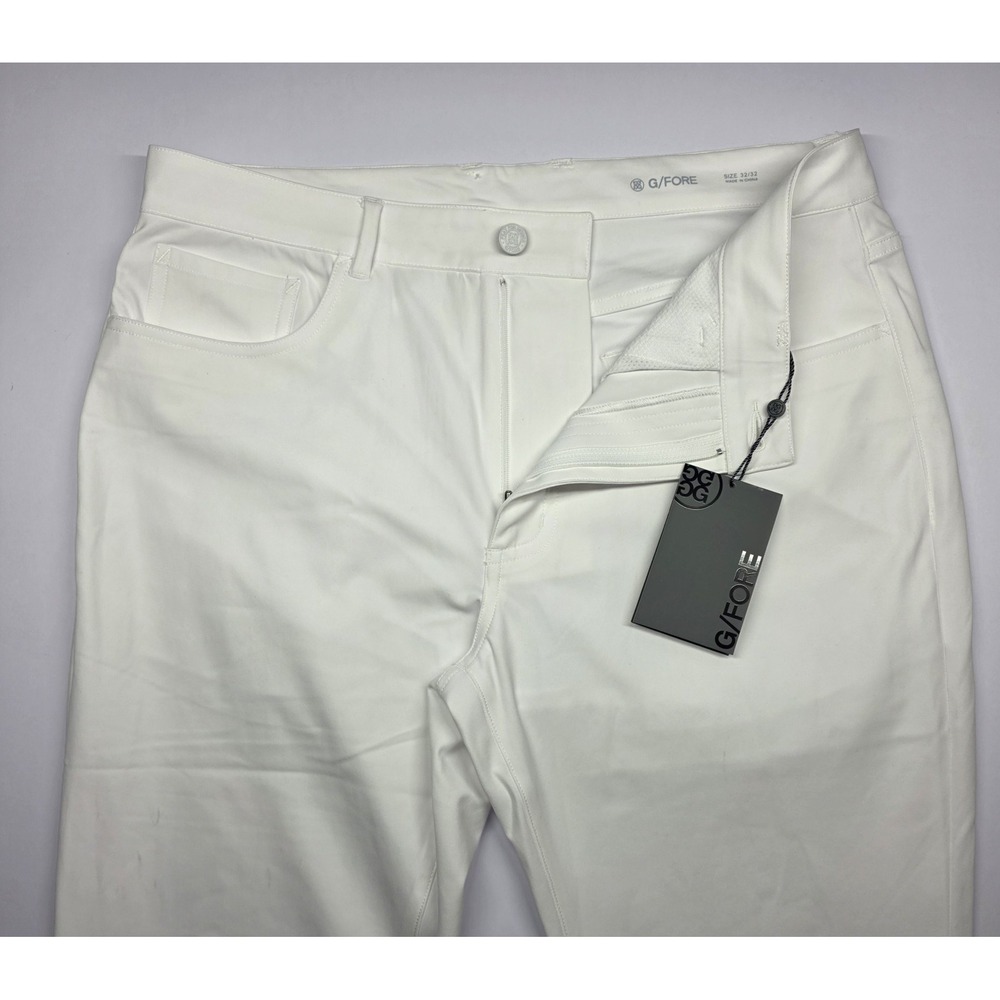 G/FORE Men's Crisp White Joggers
